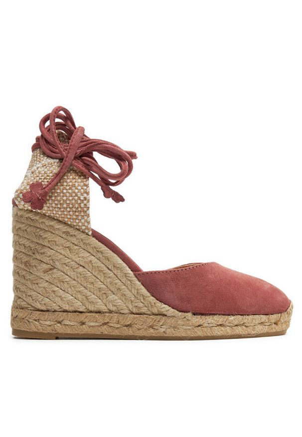 Castañer Espadryle Carina/8/007 021740 Różowy. Kolor: różowy. Materiał: zamsz, skóra