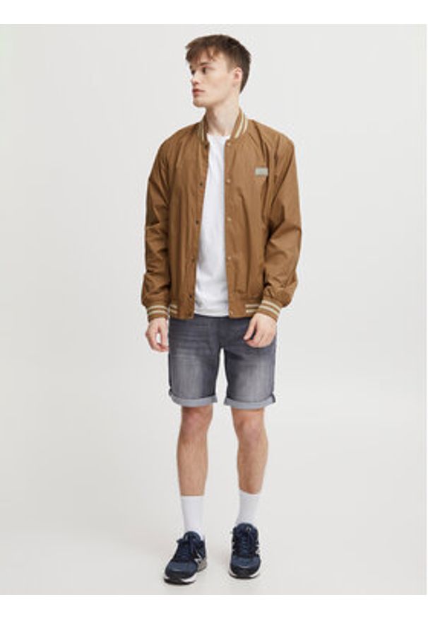 Blend Kurtka bomber 20715743 Brązowy Regular Fit. Kolor: brązowy. Materiał: syntetyk