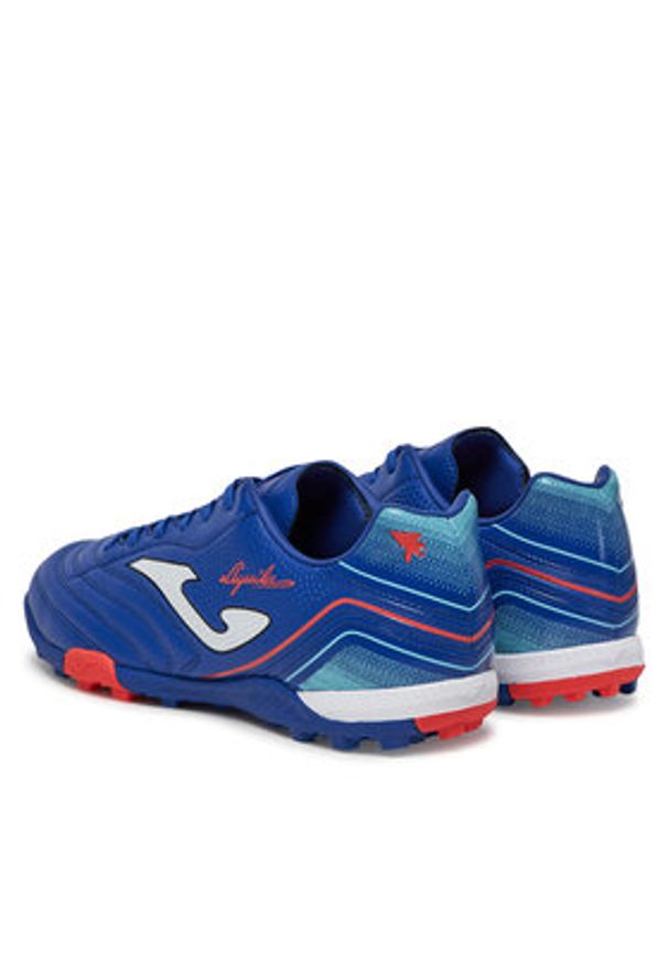 Joma Buty do piłki nożnej Aguila 2504 AGUS2504TF Niebieski. Kolor: niebieski. Materiał: skóra