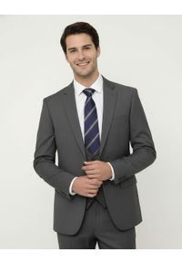 Klasyczny Krawat Klubowy - Alties - Fiolet w Prążek. Materiał: tkanina. Wzór: prążki. Styl: klasyczny #2