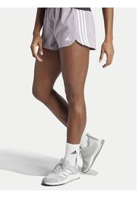 Adidas - adidas Szorty sportowe Pacer Training 3-Stripes IS2170 Fioletowy Regular Fit. Kolor: fioletowy. Materiał: syntetyk #4