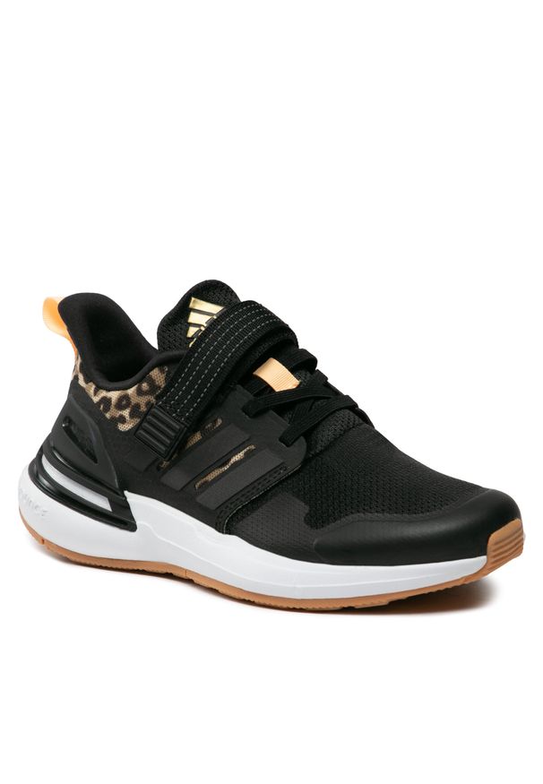 Adidas - Buty adidas Rapidasport Bounce Sport Running Elastic Lace Top Strap Shoes FZ6349 Czarny. Kolor: czarny. Materiał: materiał. Styl: sportowy