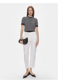 TOMMY HILFIGER - Tommy Hilfiger Chinosy WW0WW40504 Biały Straight Fit. Kolor: biały. Materiał: bawełna #5