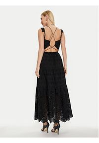 Guess Sukienka letnia Sl Palma Long W4GK46 WG571 Czarny Regular Fit. Kolor: czarny. Materiał: bawełna. Sezon: lato #3