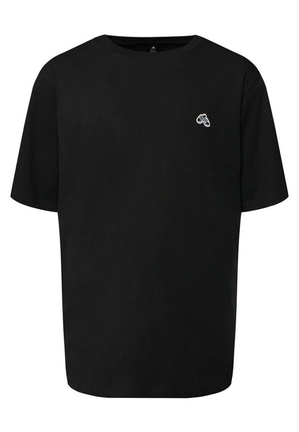 Adidas - adidas T-Shirt Summer Slides Sport Graphic JZ4998 Czarny Regular Fit. Kolor: czarny. Materiał: bawełna. Styl: sportowy