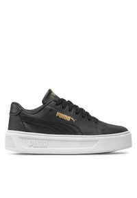 Puma Sneakersy Smash Platform V3 Sleek 389401 02 Czarny. Kolor: czarny. Materiał: skóra. Obcas: na platformie #1
