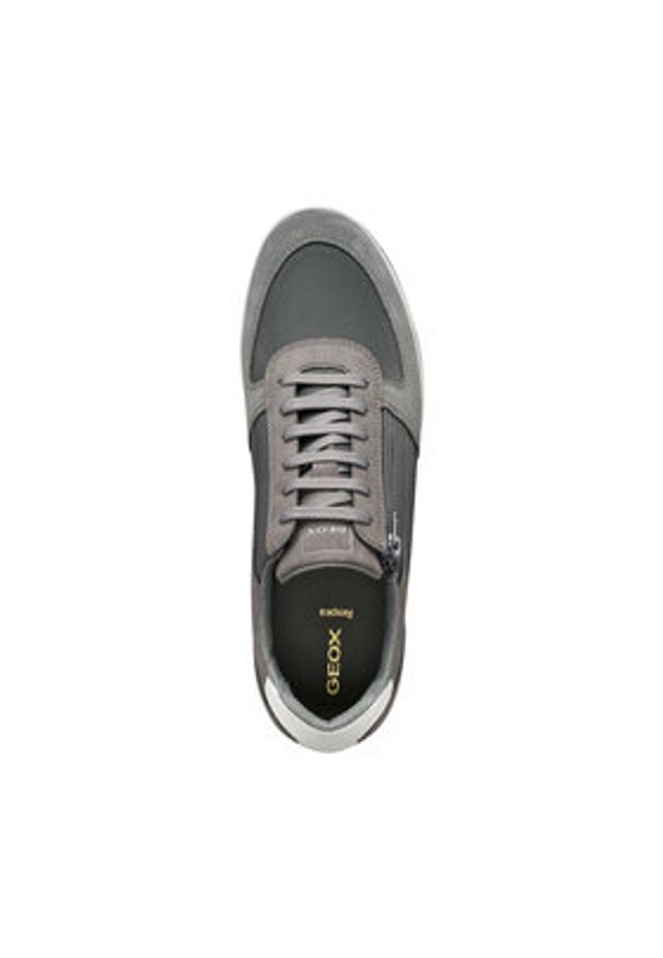 Geox Sneakersy U Avery U65H5A 0EK11 C9002 Szary. Kolor: szary. Materiał: skóra