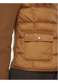 TOMMY HILFIGER - Tommy Hilfiger Kurtka puchowa WW0WW44343 Brązowy Slim Fit. Kolor: brązowy. Materiał: syntetyk #3