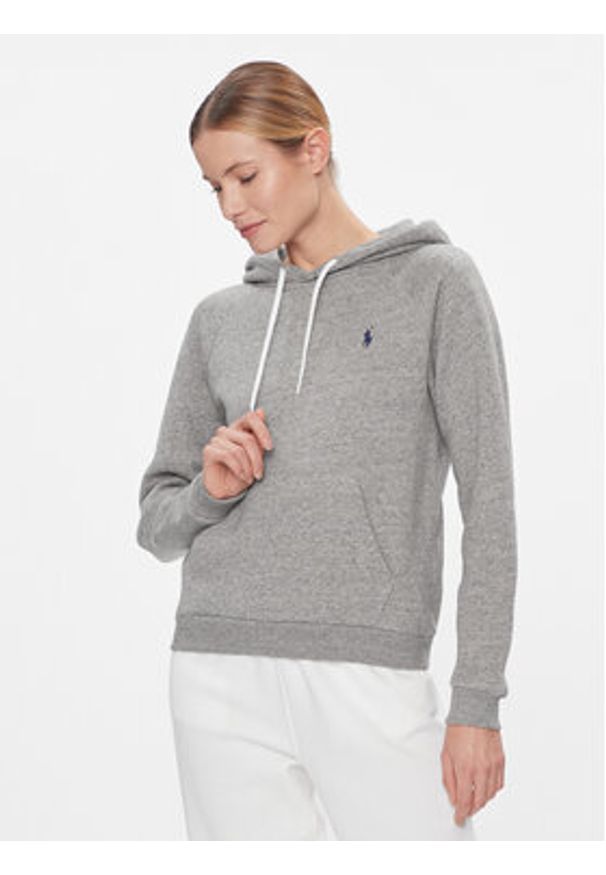 Polo Ralph Lauren Bluza Prl Shrknhd 211943007004 Szary Regular Fit. Typ kołnierza: polo. Kolor: szary. Materiał: bawełna