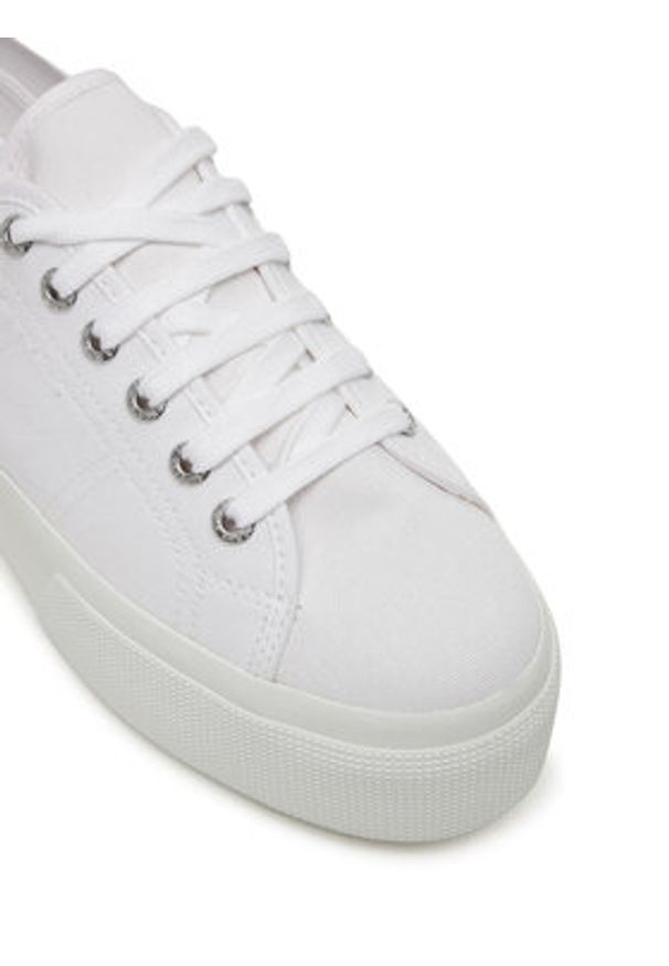 Superga Tenisówki 3790 Platform S3134MW Biały. Kolor: biały. Materiał: materiał. Obcas: na platformie
