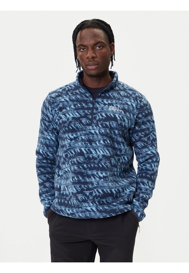 Jack Wolfskin Polar Big Sky A65447 Granatowy Relaxed Fit. Kolor: niebieski. Materiał: syntetyk