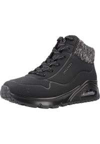 skechers - Buty SKECHERS GEN1 - DARLING D Czarny. Okazja: na co dzień. Wysokość cholewki: za kostkę. Zapięcie: sznurówki. Kolor: czarny. Materiał: tkanina, materiał, syntetyk. Szerokość cholewki: normalna. Sport: turystyka piesza #1