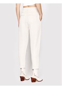 IRO Spodnie materiałowe Yila AQ085 Beżowy Regular Fit. Kolor: beżowy. Materiał: bawełna #5