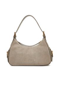 Pinko - PINKO Torebka Cargo Bag Classic PE 25 PLTT 102794 A29N Szary. Kolor: szary. Materiał: zamszowe, skórzane