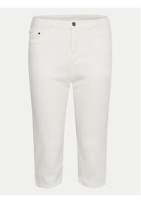 Kaffe Spodnie capri Zelina 10506525 Biały Slim Fit. Kolor: biały #10