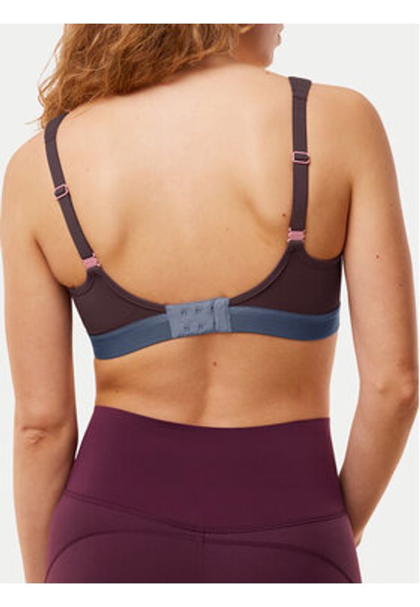 Triumph Biustonosz sportowy Triaction Gravity Lite N EX 10214400 Bordowy. Kolor: czerwony. Materiał: syntetyk