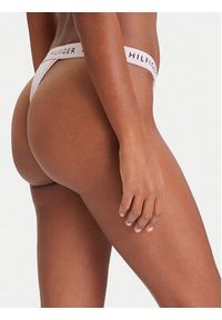 TOMMY HILFIGER - Tommy Hilfiger Stringi UW0UW06095 Różowy. Kolor: różowy. Materiał: bawełna #5