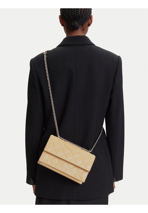 Tory Burch Torebka 164800 Beżowy. Kolor: beżowy. Materiał: skórzane