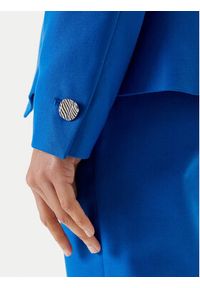 Morgan Marynarka 251-VPKY.F Niebieski Slim Fit. Kolor: niebieski. Materiał: bawełna, syntetyk #3