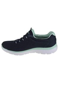 skechers - Buty do chodzenia damskie Skechers Summits. Zapięcie: sznurówki. Kolor: czarny, wielokolorowy. Materiał: dzianina, materiał, tkanina, syntetyk. Szerokość cholewki: normalna. Sport: turystyka piesza