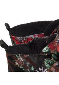 Rieker Trzewiki 72010-90 Czarny. Kolor: czarny. Materiał: materiał #3