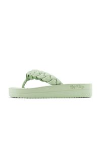 Flip*Flop - Japonki basenowe damskie Flip Flop Comfy Weave. Kolor: zielony