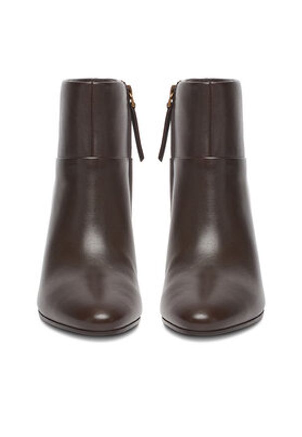 Gino Rossi Botki EO-SARA-121926 Brązowy. Kolor: brązowy. Materiał: skóra