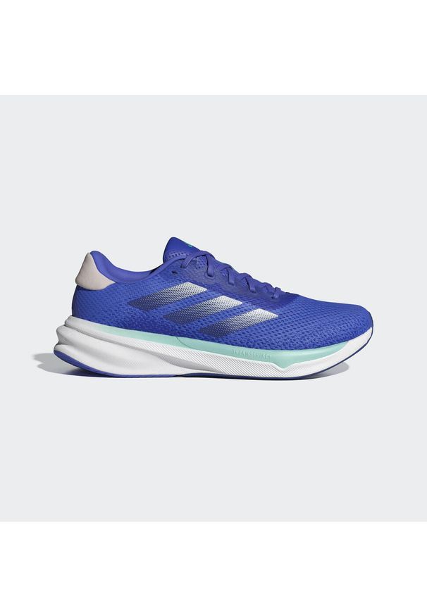 Adidas - Buty Supernova Stride Running. Kolor: biały, wielokolorowy, niebieski. Sport: bieganie