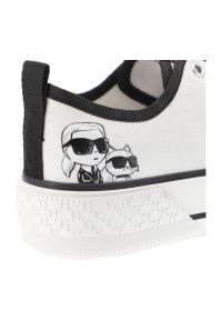 Białe Trampki Karl Lagerfeld Edycja Limitowana Premium. Okazja: na co dzień. Kolor: biały. Szerokość cholewki: normalna. Styl: elegancki, casual, klasyczny #7