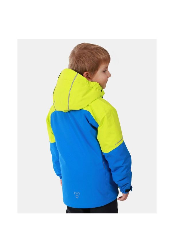 Dziecięca kurtka narciarska Kilpi Ferden. Kolor: zielony. Sezon: zima. Sport: narciarstwo