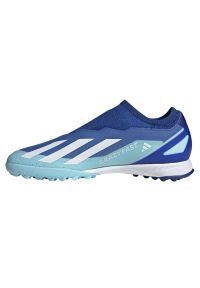 Adidas - Buty piłkarskie adidas X Crazyfast.3 Ll Tf M ID9347 niebieskie. Kolor: niebieski. Materiał: guma, syntetyk. Sport: piłka nożna