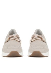 Rieker Loafersy 58944-60 Beżowy. Kolor: beżowy. Materiał: zamsz, skóra #7