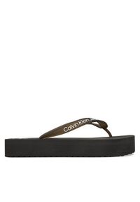 Calvin Klein Jeans Japonki Beach Sandal Flatform Tpu YW0YW01830 Czarny. Kolor: czarny