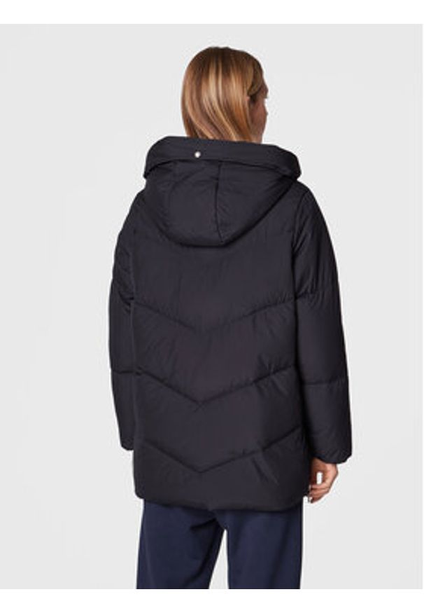 TOMMY HILFIGER - Tommy Hilfiger Kurtka zimowa Chevron Sorona WW0WW36211 Granatowy Relaxed Fit. Kolor: niebieski. Materiał: syntetyk. Sezon: zima
