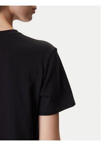 Karl Lagerfeld - KARL LAGERFELD T-Shirt A4W17050 Czarny Regular Fit. Typ kołnierza: dekolt w karo. Kolor: czarny. Materiał: bawełna #2