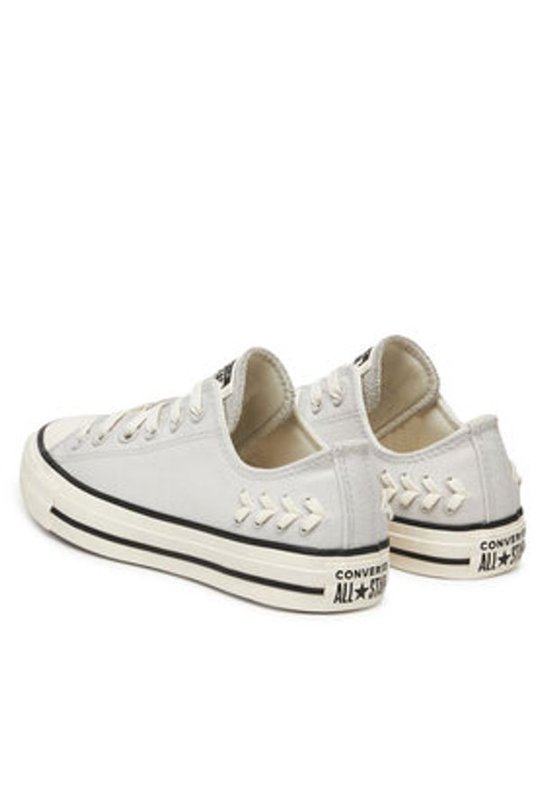 Converse Trampki Chuck Taylor All Star Crafted Laces A12579C Szary. Kolor: szary. Materiał: materiał