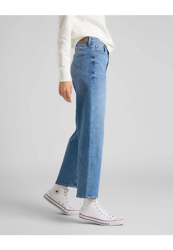 Lee - DAMSKIE SPODNIE JEANSOWE LEE Wide Leg LIGHT LUNA L30SLTYX 112106642