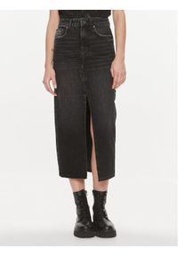 Liu Jo Spódnica jeansowa UF3169 D4861 Czarny Regular Fit. Kolor: czarny. Materiał: jeans, bawełna #1