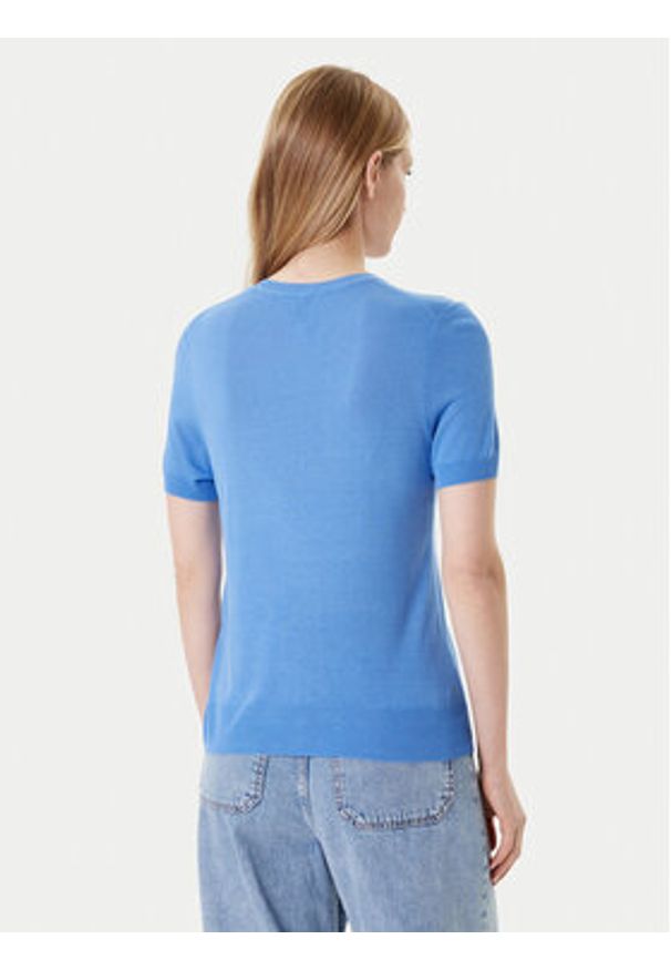 Calvin Klein Sweter LV044A307G Szary Regular Fit. Kolor: szary. Materiał: wiskoza