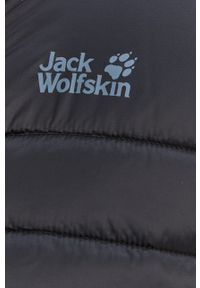 Jack Wolfskin Bezrękawnik męski kolor czarny przejściowy. Kolor: czarny. Materiał: syntetyk, materiał, włókno. Długość rękawa: bez rękawów #7