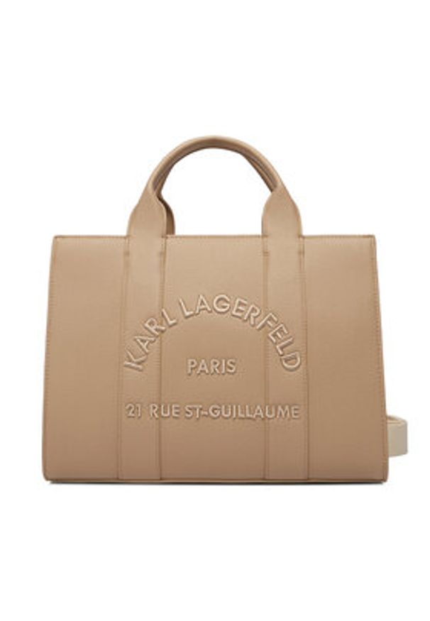 Karl Lagerfeld - KARL LAGERFELD Torebka B1W30041 Brązowy. Kolor: brązowy. Materiał: skórzane