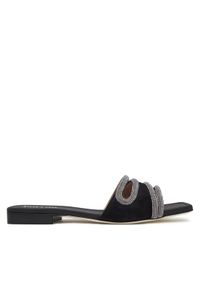 Pollini Klapki SA28071C1MTA0000 Czarny. Kolor: czarny. Materiał: zamsz, skóra