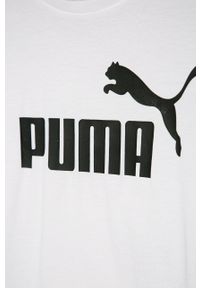 Puma - T-shirt dziecięcy 92-176 cm. Okazja: na co dzień. Kolor: biały. Materiał: bawełna, dzianina. Wzór: nadruk. Styl: casual #3