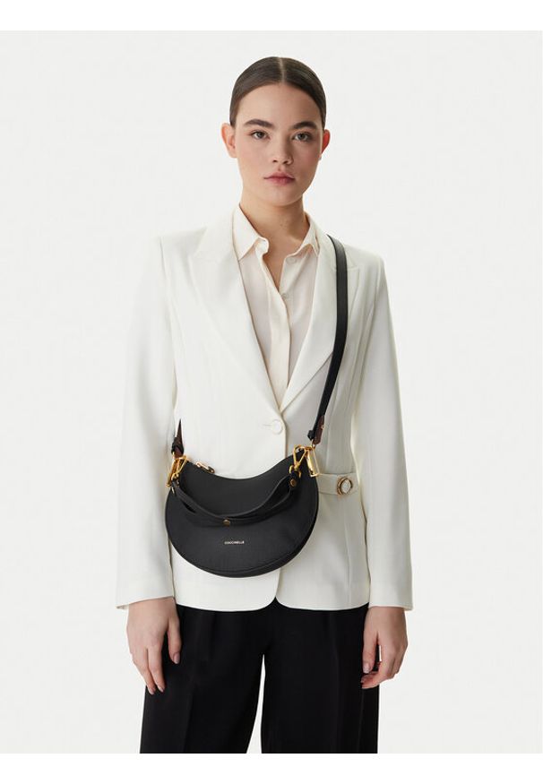 Coccinelle Torebka QKF Coccinellesunup E1 QKF 13 03 01 Czarny. Kolor: czarny. Materiał: skórzane