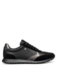 Geox Sneakersy D Sukie 2.0 D55YPC 08522 C9999 Czarny. Kolor: czarny. Materiał: skóra