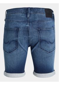 Jack & Jones - Jack&Jones Szorty jeansowe Rick Icon 12250169 Niebieski Regular Fit. Kolor: niebieski. Materiał: bawełna #4