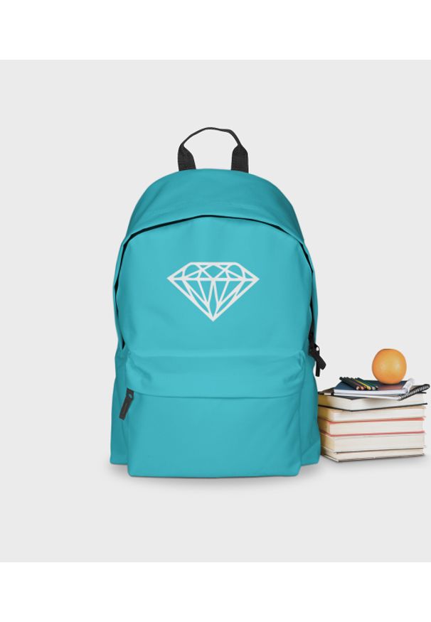 MegaKoszulki - Plecak szkolny Diamond 2 - plecak niebieski. Kolor: niebieski