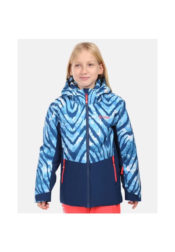 Dziewczęca kurtka narciarska Kilpi SAMARA-JG. Kolor: niebieski. Sezon: zima. Sport: narciarstwo