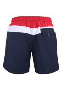 Spodenki Plażowe (Kąpielówki) - Pako Jeans - Kolorowe. Kolor: czerwony, wielokolorowy, niebieski. Materiał: poliester. Wzór: kolorowy #4