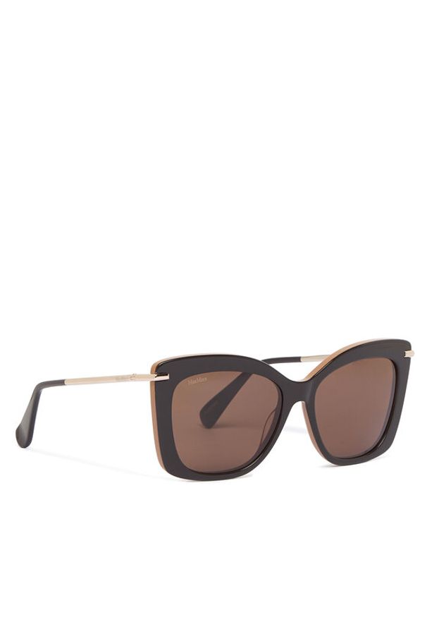 Max Mara Okulary przeciwsłoneczne MM0101 50E Brązowy. Kolor: brązowy. Materiał: syntetyk